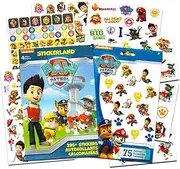 PAW Patrol Stickers & Tattoos Party Favour Pack (295 Stickers & 75 Temporary Tattoos) by Stickerland