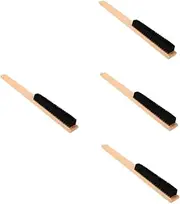 Healeved 4pcs Sheet Wood Handle Clothes Brush Brush Long Handled Scrub Lint Remover for Woolen Clothes Coats