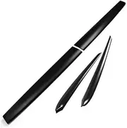 Door Trim Compatible for Tesla Model 3/Y 2021-2023 Center Console Panel Sticker Cover Carbon Fiber ABS Car Decoration Interior Accessories(4pcs Matte Black,for 21-23 Model 3)