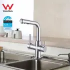 Pure Drinking Water Supply Spout 3 Way Kitchen Sink Mixer Tap RO Filter Faucet