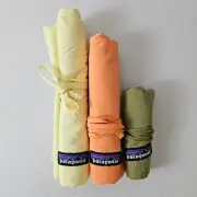 Patagonia Fabric Reusable Stash Bags Gift Bag Storage Travel Tie Closure 3 Sizes