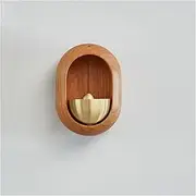 Wind Chimes Wooden Japanese-Style Doorbells Magnetic Wind Chimes Ornaments Creative Refrigerator Doorbells Housewarming Wind Chimes Decor Wind Chimes Outdoor (Size : Cherry Wood)