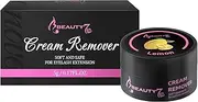 Beauty7 Lash Extension Remover Eyelash Extension Remover Cream Lash Remover Glue Fast Eyelashes Removal Low Irritation Eyelash Extension Removal Cream Lash Remover Gel for Sensitive Skin Lemon 5g