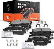 A-Premium Front & Rear Ceramic Disc Brake Pads Set Compatible with Select Nissan and Infiniti Models - G37 (Sedan), Murano, 370Z, QX70, QX50, Q70L, Q70, Q40, M56, M45, M37, M35H, M35, G35, G25, FX45