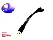 From OZ Quality 1PC RCA Male Plug To 2 Banana Male Plug Adapter Cable Cord +F.P!