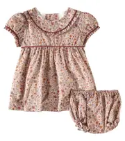 [La Coqueta] La Coqueta Baby Casilda cotton dress and bloomers set M 36 pink