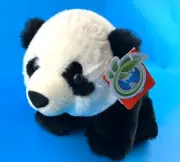 New Wild Republic Giant Panda Baby Realistic Stuffed Plush Tags 11"