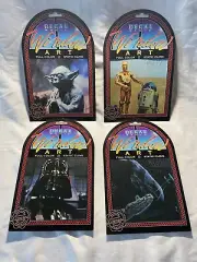 Vintage Star Wars Window Art Static Clings Decal Magic - New Set of 6
