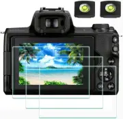 Screen Protector for Canon EOS M50 Mark II Camera & Hot Shoe Cover, 0.3mm 9H-AU