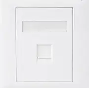 Astrotek CAT5e RJ45 Wall Face Plate 86x86mm 1 Port Socket Kit ATP-SC-5E-1