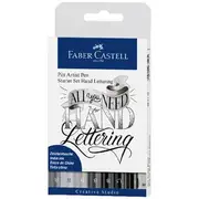 Faber-Castell Pitt Artist Starter Set Hand Lettering 8 Pack