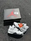 Air Jordan 4 Retro “White Cement” ✅All Sizes Are In Hand & Ready To Ship✅
