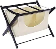 Luggage Rack Suitcase Stand Foldable Luggage Wooden Rack Floor-Standing Suitcase Stand Hotel Bedroom Wooden Suitcase Storage Rack Luggage Shelf Luggage Stand