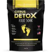 Citrus Detox Foot Soak with Epsom Salt Removes Toxins Foot Callus Boost Immune