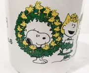 SNOOPY PEANUTS GANG Merry Christmas COFFEE MUG 20 oz BIG CUP Happy Holidays NEW