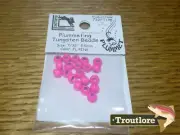 20 PACK PINK 7/32" 5.5mm HARELINE PLUMMETING TUNGSTEN BEAD HEADS - NEW