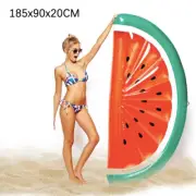 Giant Inflatable Watermelon Slice Float Raft Beach Lounge Bed Toy