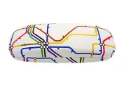 Unisex Hard GoOpticians Underground Train Map Spectacle / Glasses Case