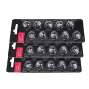 Hearing Aid Dome for Minifit Bass 8mm Open (3 Pack), Hearing Aid Supplies Universal Dome As Shown