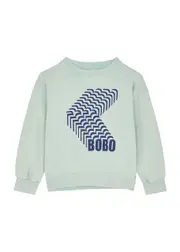 Bobo Choses Kids Printed Cotton Sweatshirt (2-10 Years) - Blue Light - 6-7Y (6 Years) 6-7Y (6 years)