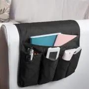 5 Pocket Sofa Chair Arm Rest Organiser Tray Armchair Caddy Storage Holder