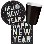 Happy New Year 8 Guest Tableware Party Pack!