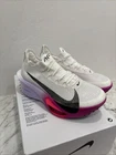 Nike Air Zoom Alphafly NEXT% 3 White Vivid Grape Run FD8315-100 Women Size 8.5