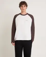 Script Long Sleeve Raglan T-Shirt
