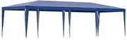 [Instahut] 3x9m Gazebo, Wedding Party Marquee, Waterproof & UV Protection, Heavy-Duty Steel Frame for Camping, Garden & Backyard, Blue