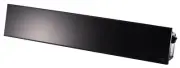 IP65 Electric Fire Infrared Heaters Remote Control 2200W Black Relaxglass Dimmer