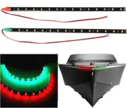 LED Bow Light Kit - Marine NAVIGATION Red & Green Marine SUPER BRIGHT