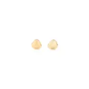 [Phoebe Philo] Phoebe Philo-Gold Sterling Silver Pebble Studded Earrings-Donna OS OS