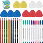 32Pcs Professional Sewing Tools Kit, Including 10Pcs Professional Tailor's Chalk
