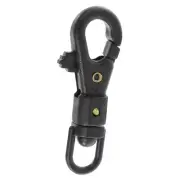 Craft County Black Swivel Snap Hook 360 Degree Swivel Design 5, 10, and 20 Packs