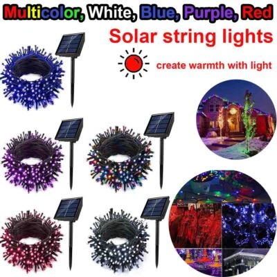 Solar String Light Outdoor Palm Tree In String Lights & Fairy Lights Decor Patio