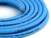 KnuKonceptz KCA NEON Kandy BLUE Ultra Flex 4 Gauge Power / Ground Wire 50Ft