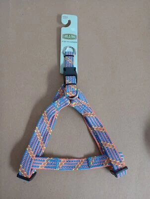 Lake&Trail 3/4" Step In Braided Reflection Pink Dog Harness Medium 15-23 In.Dog