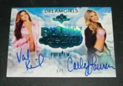 2016 Benchwarmer Val Keil CARLY LAUREN Double Dreams Ice Blue Auto #1/1 PLAYBOY