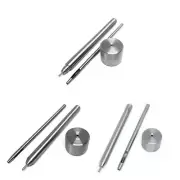 Professional Grommet Eyelets Punching Tools 3Pcs for Leathercraft Making