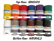 Waxed Thread 4 oz Spool Basketry Gourd Art Beading Jewelry Leather Craft & more