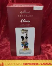 HALLMARK KEEPSAKE DISNEY MERRY MICKEY CHRISTMAS CAROLERS MOUSE NEW IN BOX WORKS!