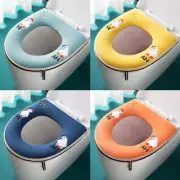 Thickened Closestool Toilet Seat Pad Mat Bathroom Washable Warmer Padded CoverPR