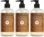 Mrs. Meyer's Hand Soap, Made with Essential Oils, Biodegradable Formula, Limited Edition Acorn Spice, 12.5 fl. oz - Pack of 3