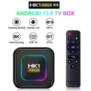 2024 Smart Android 13 TV Box Quad Core HK1 8K HD Media Stream Player