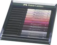在飛比找樂天市場購物網優惠-Faber_Castell PITT藝術筆12支入 膚色系 