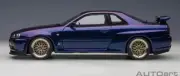 1/18 AA 77403 NISSAN SKYLINE GT-R (R34) V-SPEC II W/ BBS LM Midnight Purple 3