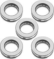 eMagTech 5pcs 51104 Thrust Ball Bearing Axial Ball Thrust Bearing 3-in-1 20mm x 35mm x 10mm High-Carbon Steel High Precision Single Scrolling Washer Ball Bearings