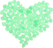 CIMAXIC 100pcs Luminous Pebbles Aquarium Decorations Glow for Fish Tank Multi-function Decorative Flowerpot Pebbles