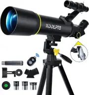 Telescope, 70Mm Aperture 400Mm AZ Mount Astronomical Refracting Telescopes (20X-