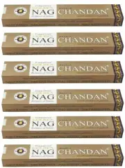 Vijayshree GOLDEN NAG CHANDAN 15g packets -120 Incense Sticks